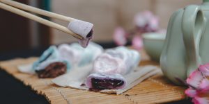 mochi dessert japonais